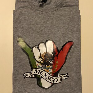 Mexico Unisex short-sleeve shirt Large size