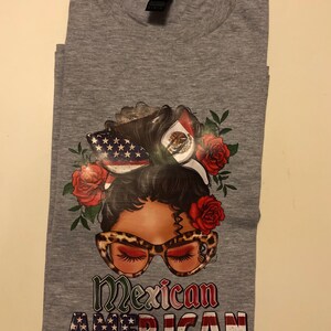 Mexican American Unisex short-sleeve shirt Medium size
