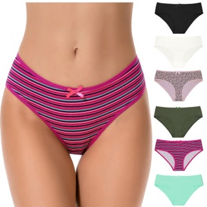 Womens Underwear Joe Boxer Low Rise Hipster Panties Cotton 6 Pack Mid Rise  Size 7 -  Denmark