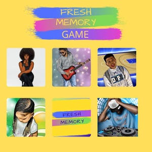Jogo de cartas de memória fresco