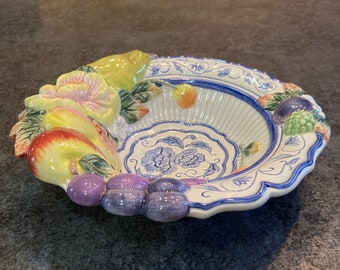 Fitz And Floyd Classics Decorative Fruit Bowl
