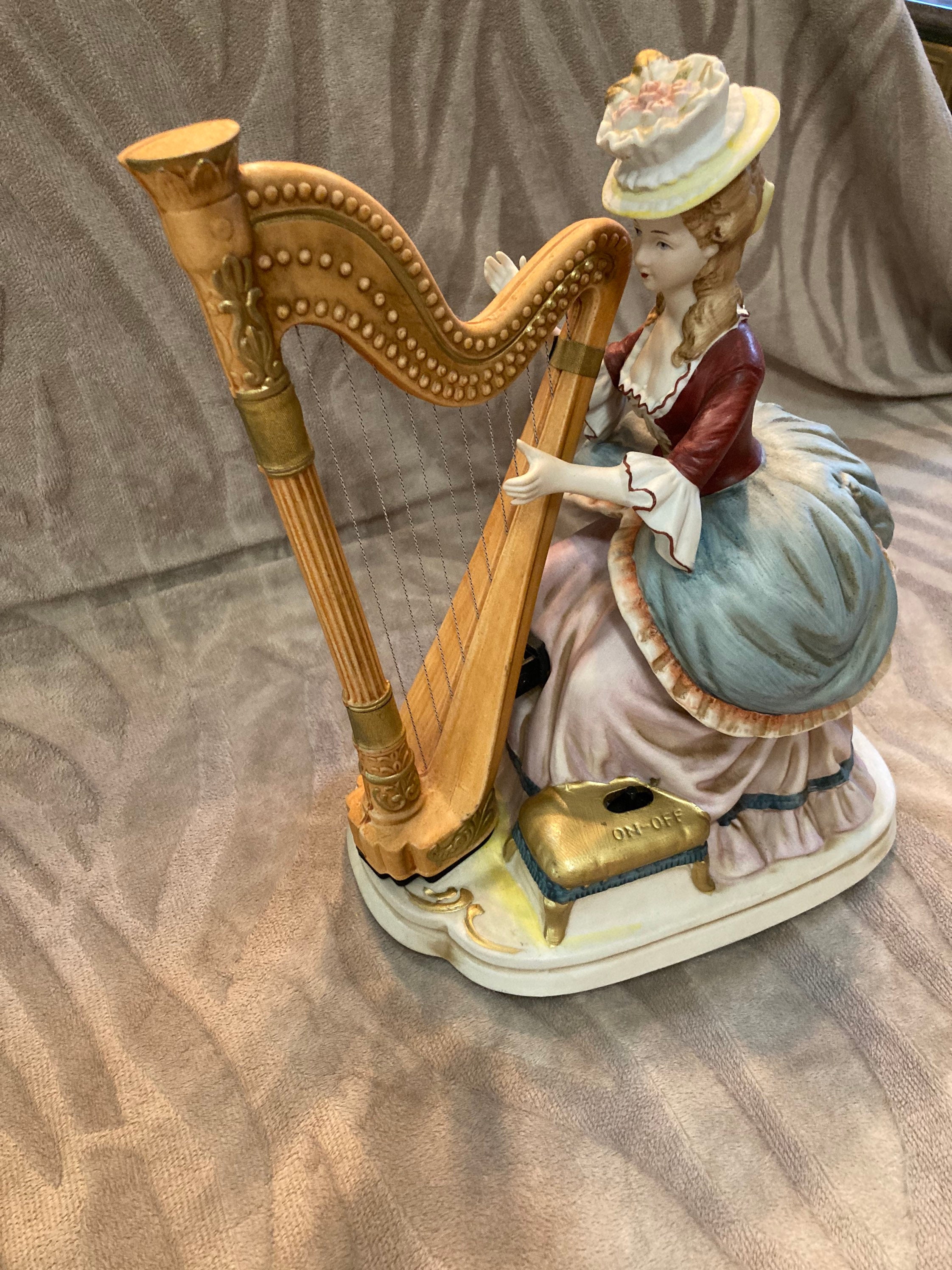 Melody in Motion Madam Harp Vintage Etsy