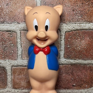 Alcancía antigua de cerdito Porky