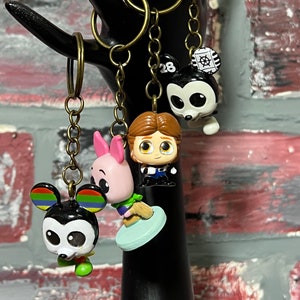 Disney Doorables Doll Keychains