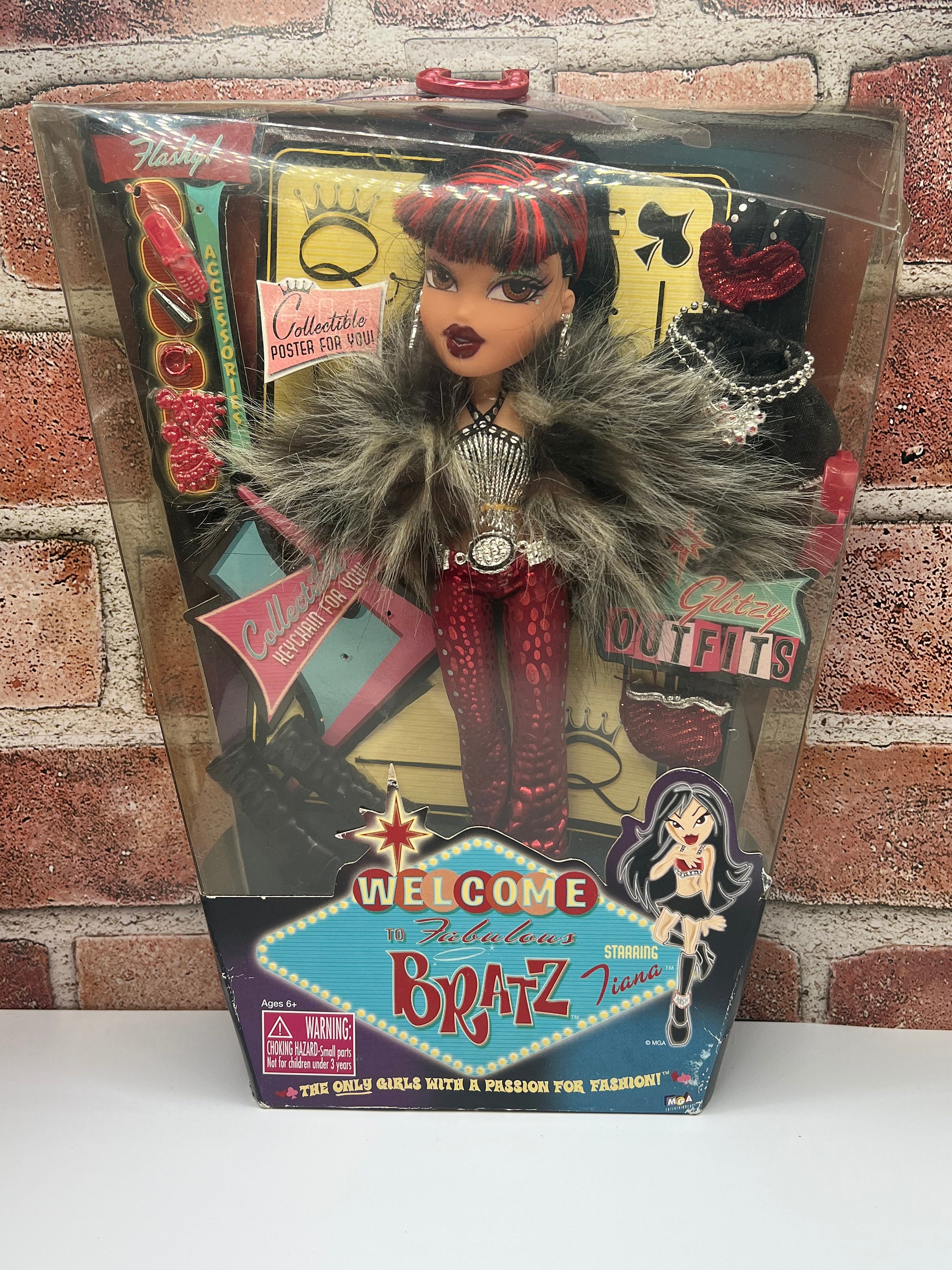 Doll Bratz MGA Tiana Welcome in Fabulous Vegas Very Rare 2004 Vintage