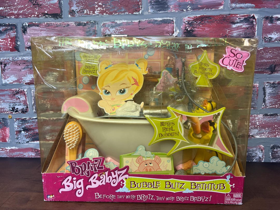 Vintage Bratz Big Babyz Bubble Blitz Bathtub NIB Etsy