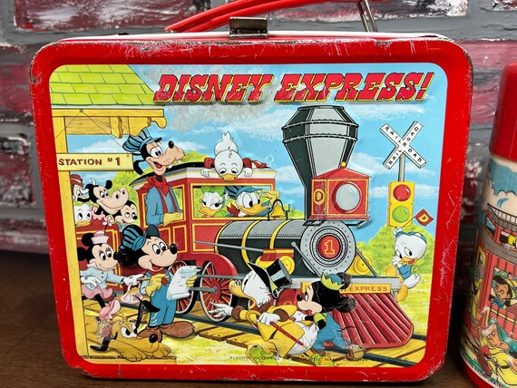 Vintage 1979 Disney Express Lunchpail And Thermos - image 8