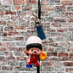 Vintage Handmade Monchhichi Keychain\Purse Charm
