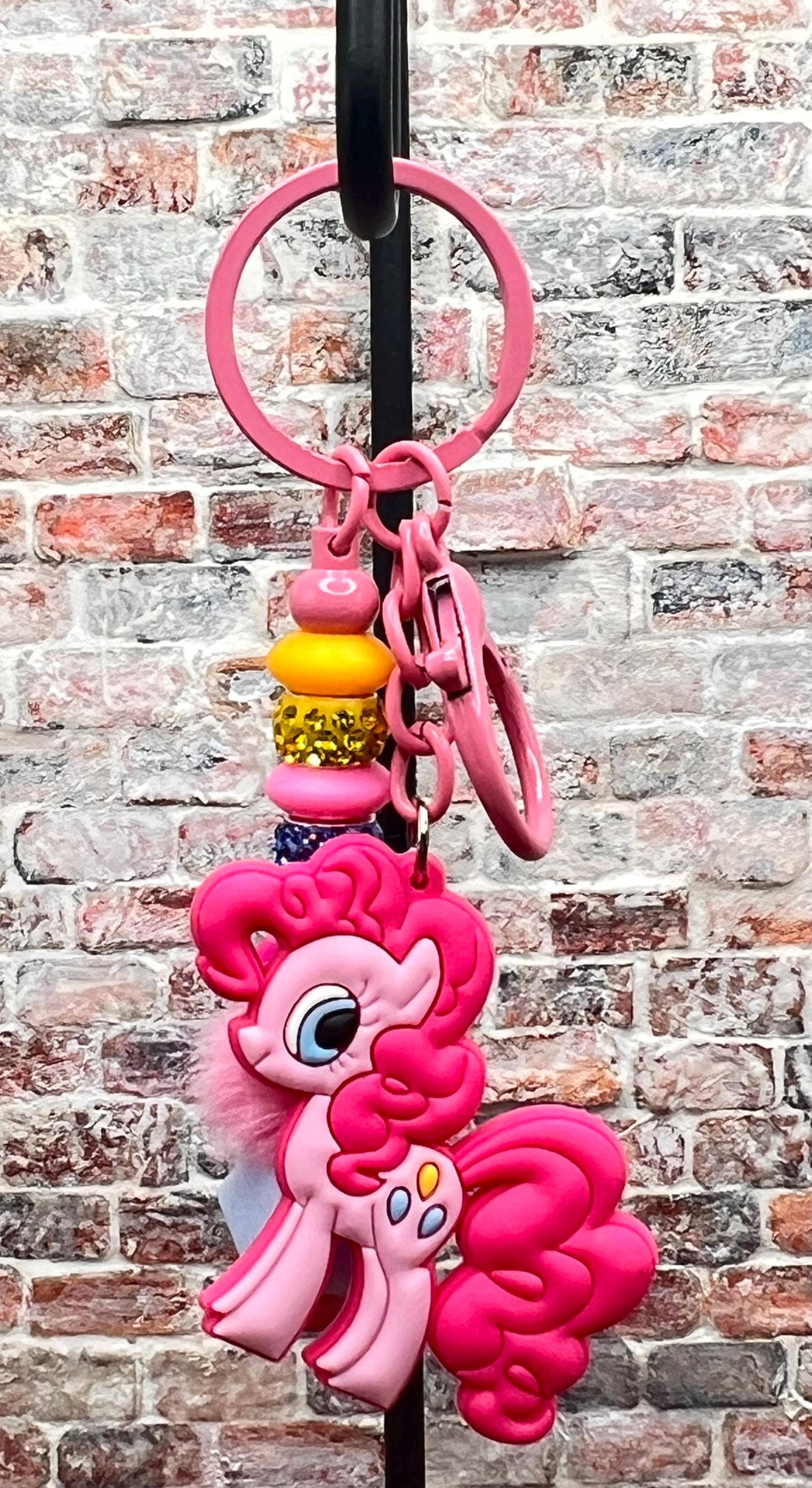 Mini Pie Keychain Handmade My Little Pony “pinky Pie” Keychain - Etsy