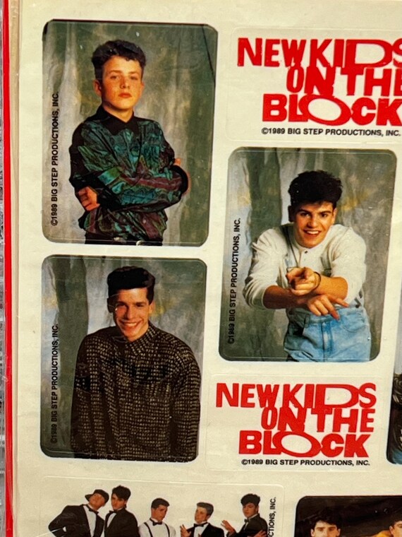 Vintage New Kids On The Block Stickers NIP - image 8