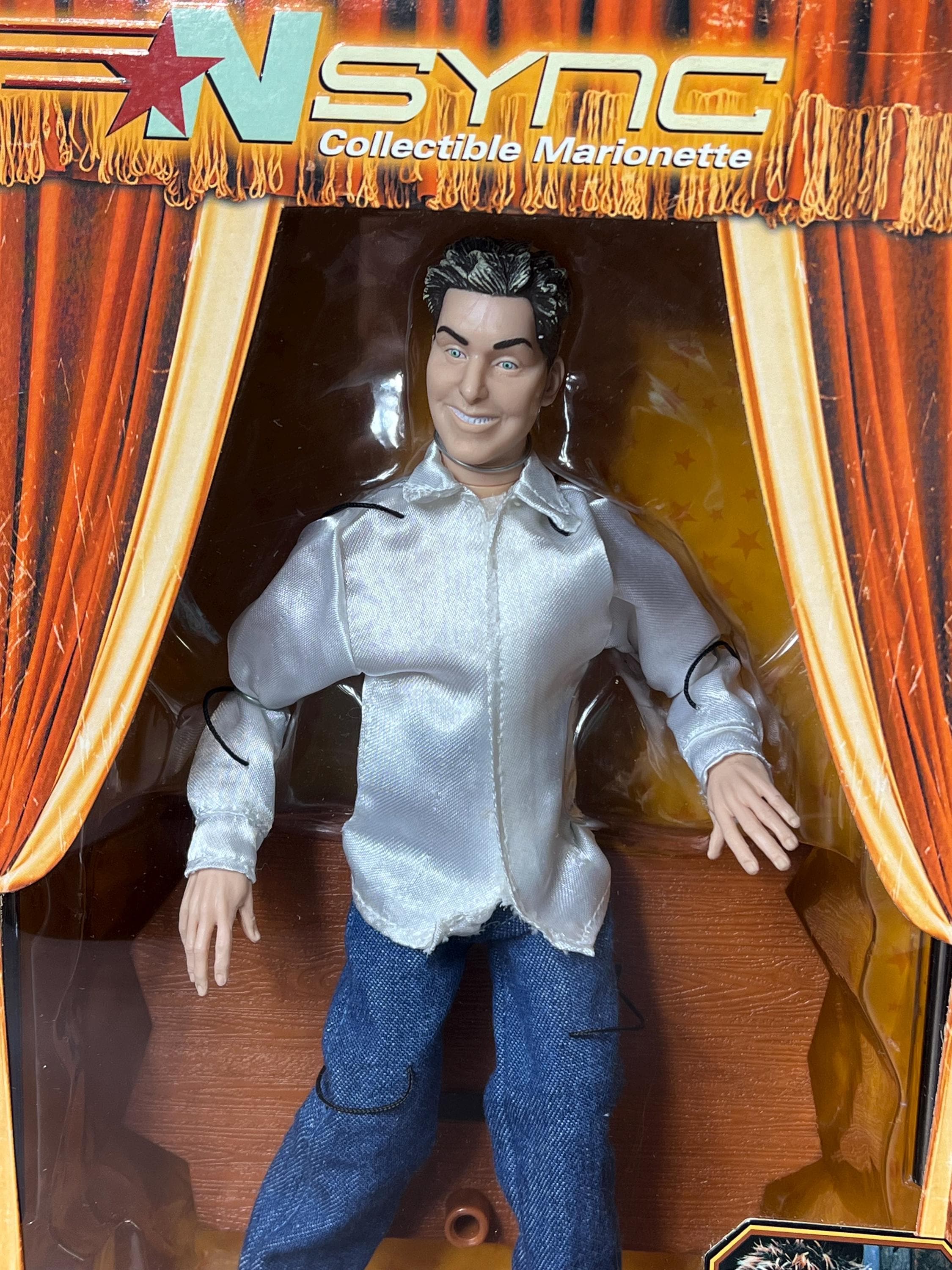 Vintage 2000 NSYNC Lance Bass Marionette Doll New IN Box
