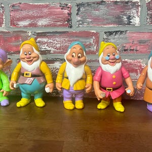 Vintage Disney’s Snow White’s -Seven Dwarfs Figures