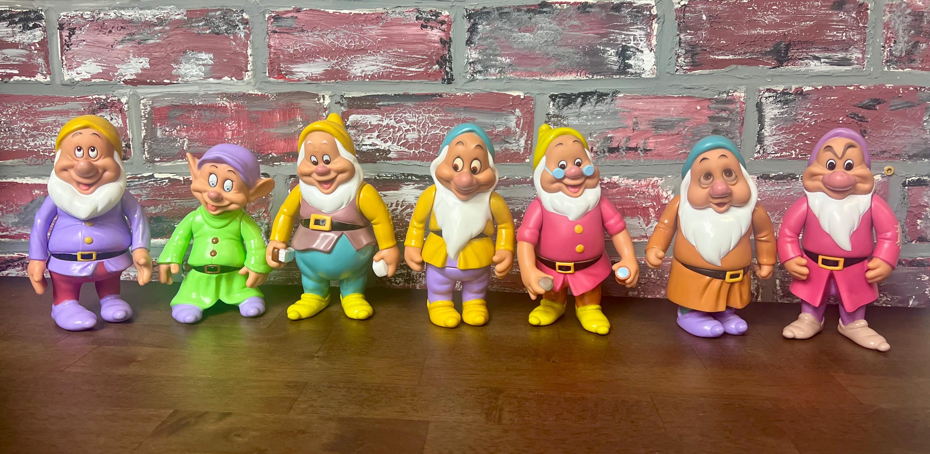 Vintage Disney's Snow White's -seven Dwarfs Figures - Etsy