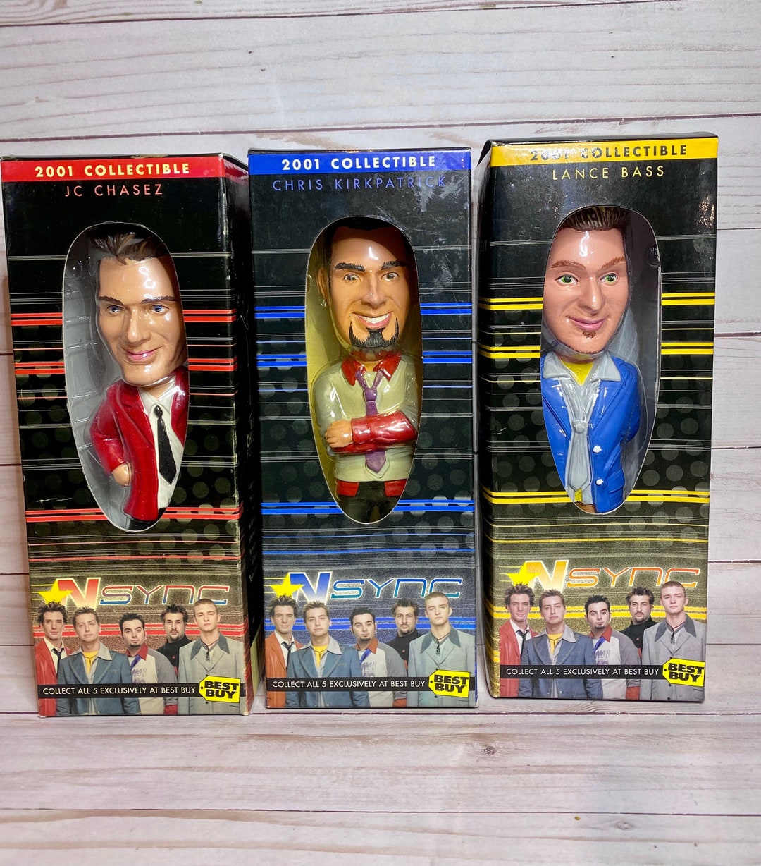 Vintage 2001 NSYNC Bobblehead Dolls NRFB Etsy