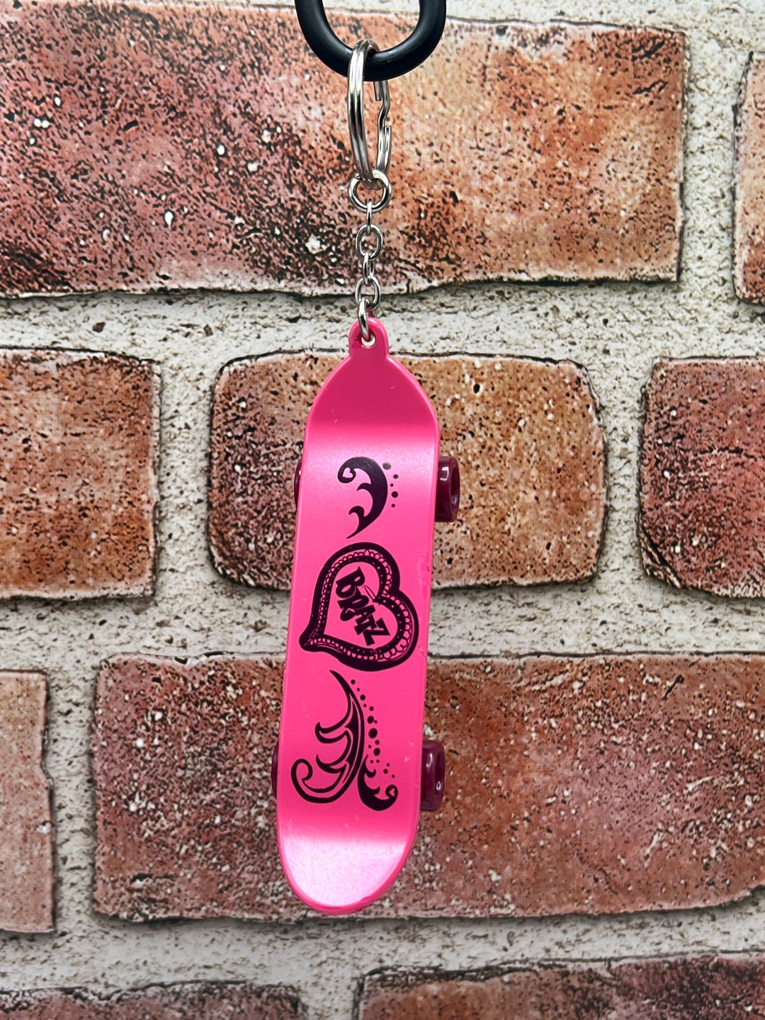 Porte-clés Skateboard Vintage Années 70 - Penny Board Barefoot 2, Bon état (sans Anneau)
