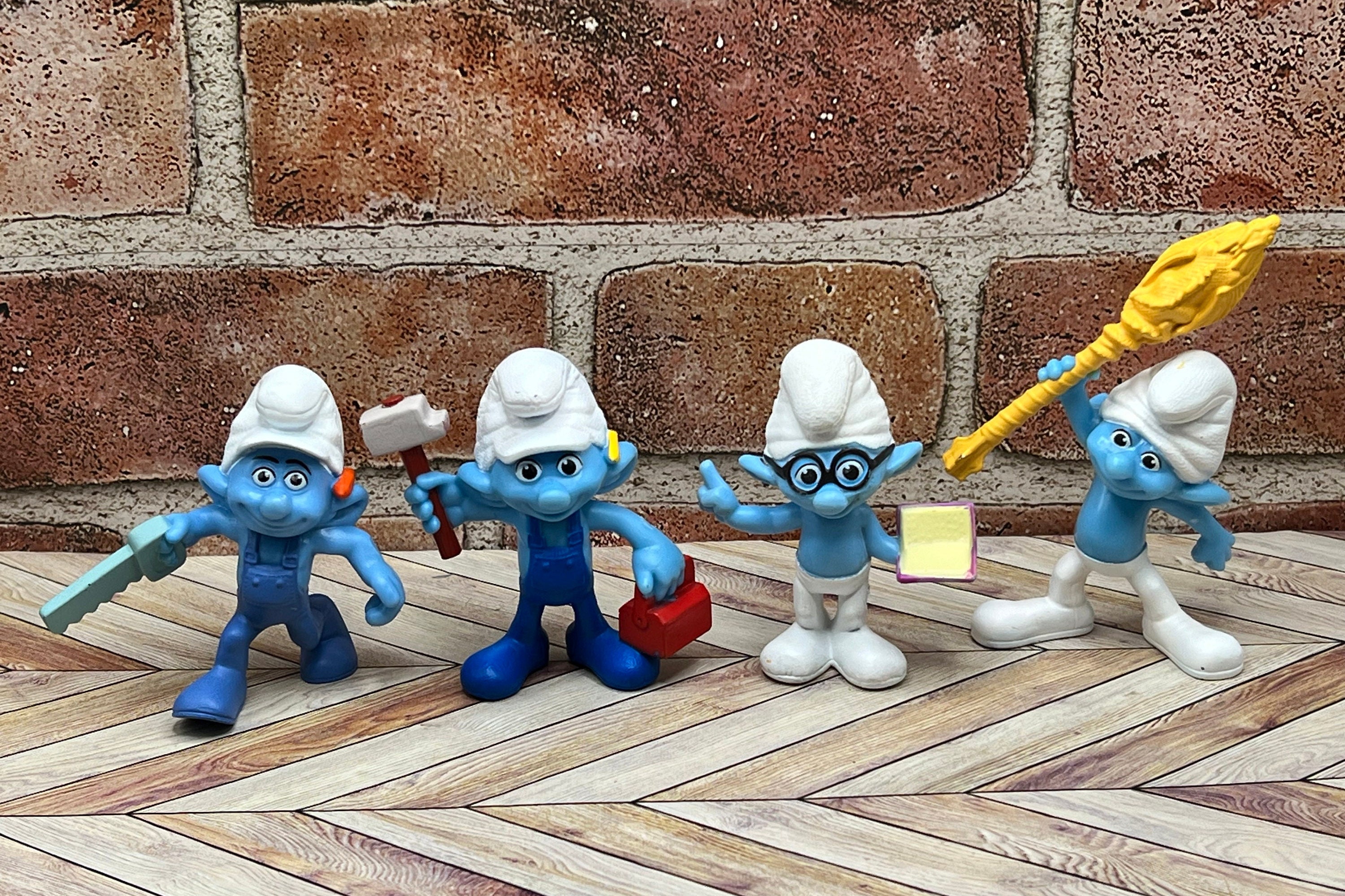 スマーフ クリスマスフィギュア 6体セット スマーフのフィギュア 4 体