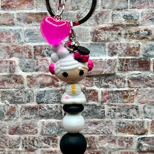 One Of A Kind Handmade Lalaloopsy Tinies Keychain/Purse Charm