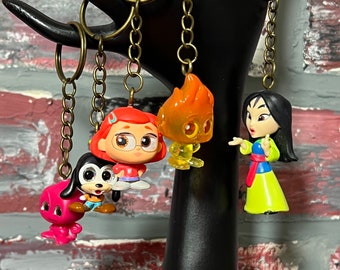 Disney Doorables Doll Keychains