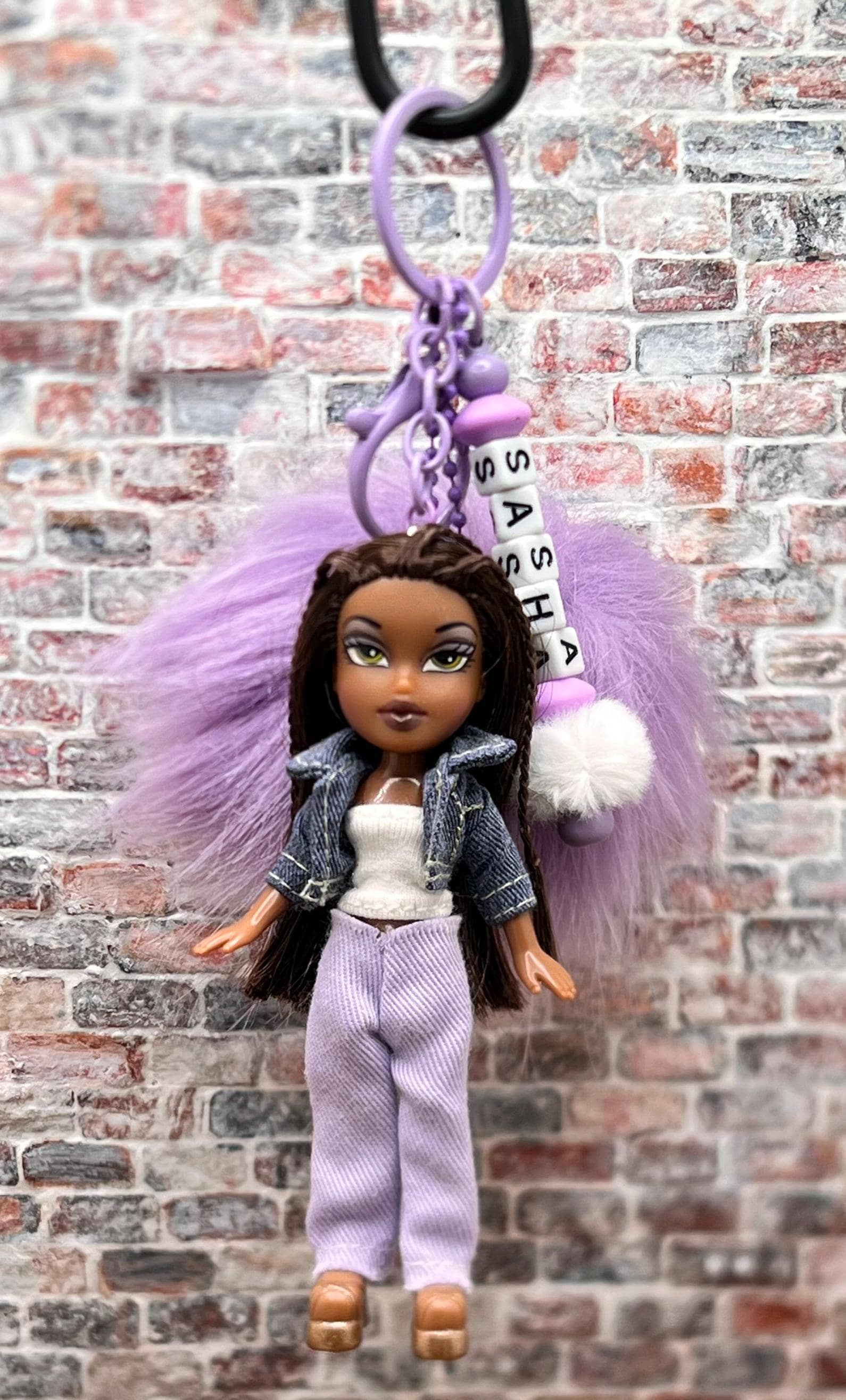 Hand-made Vintage Lil' Bratz Keychain With Lil' Star Brush - Etsy