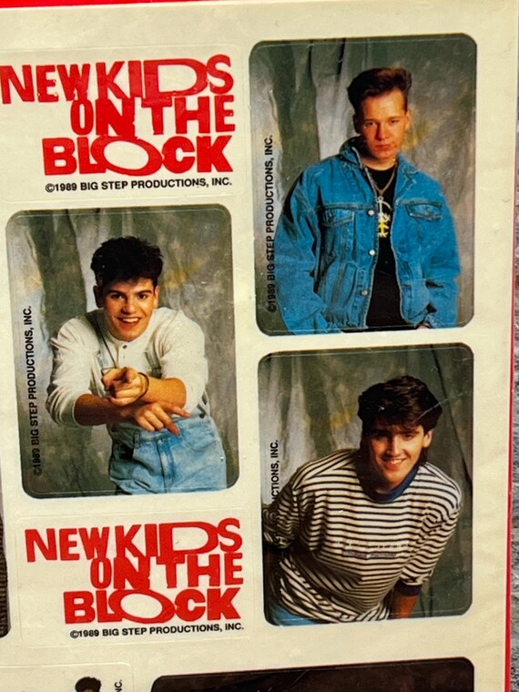 Vintage New Kids On The Block Stickers NIP - image 9