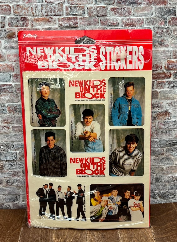 Vintage New Kids On The Block Stickers NIP - image 1