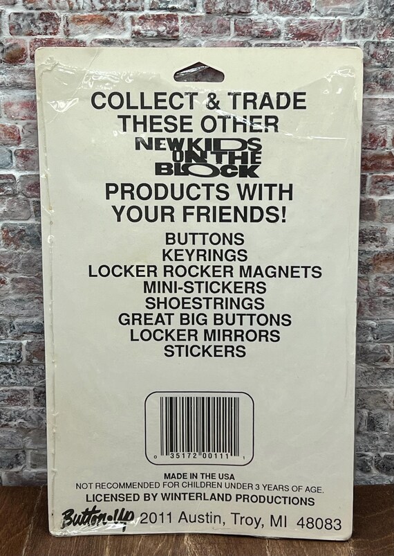 Vintage New Kids On The Block Stickers NIP - image 3