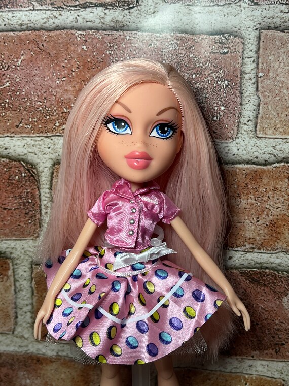 bratz cloe pink dress Bratz x Cult Gaia Special Edition Designer Cloe Fashion Doll with 2 Outfits, Assembled 12 inch