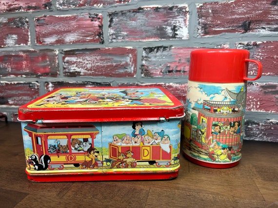 Vintage 1979 Disney Express Lunchpail And Thermos - image 3