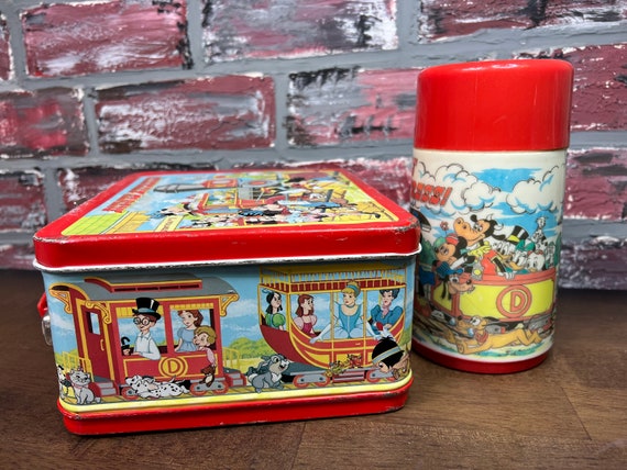 Vintage 1979 Disney Express Lunchpail And Thermos - image 2