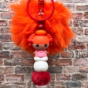 One Of A Kind Handmade Lalaloopsy Tinies Keychain/Purse Charm