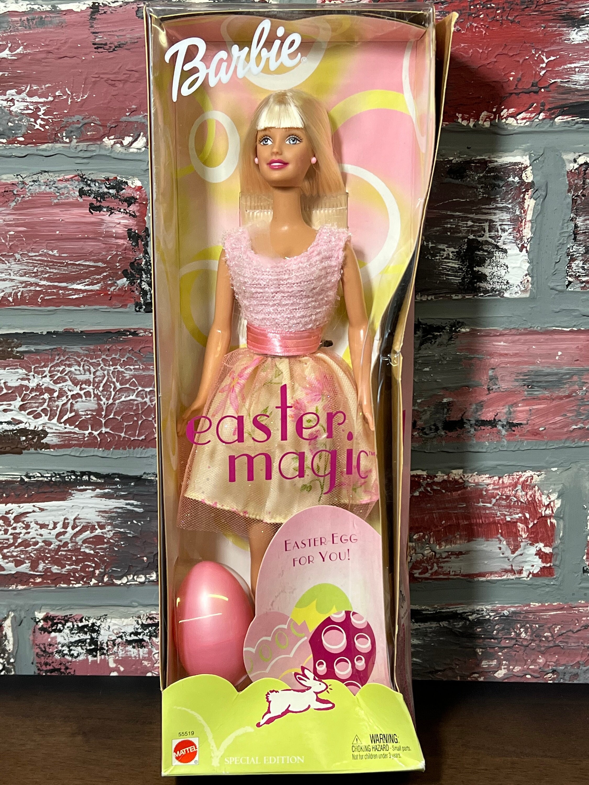Vintage 2002 Easter Magic Barbie Doll NIB Read Info