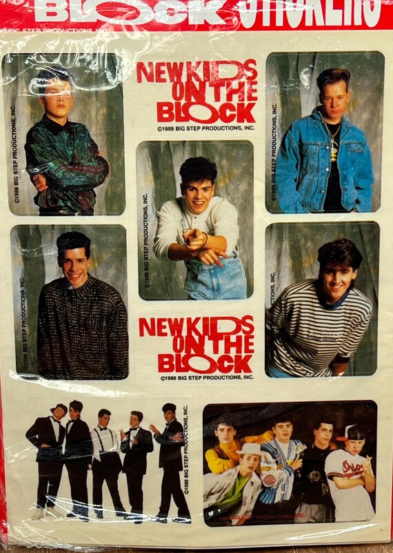 Vintage New Kids On The Block Stickers NIP - image 2