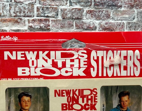 Vintage New Kids On The Block Stickers NIP - image 7