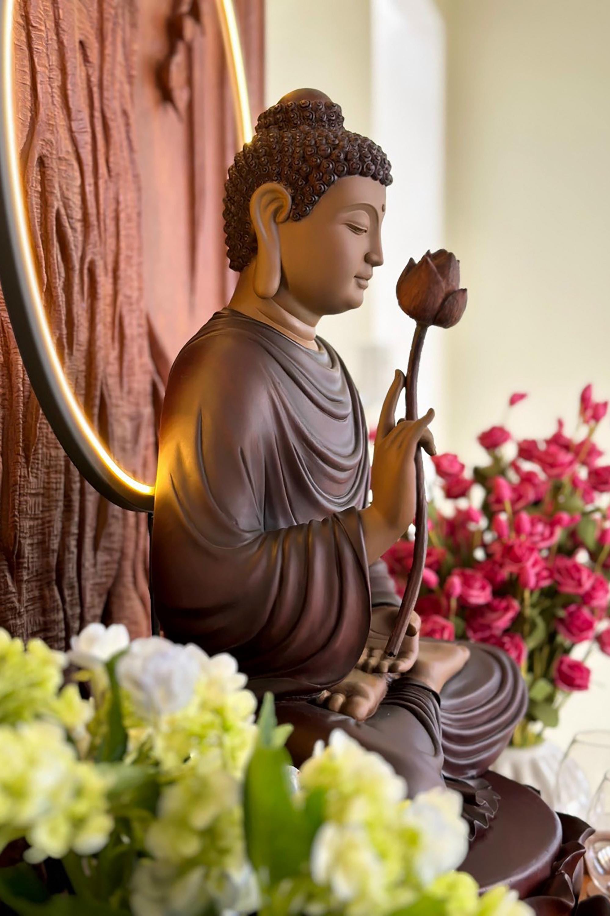 木製 仏像 蓮の花の台座　日大菩薩 聖観音菩薩 榧製 八角台座 | 仏壇・仏具 滝田商店