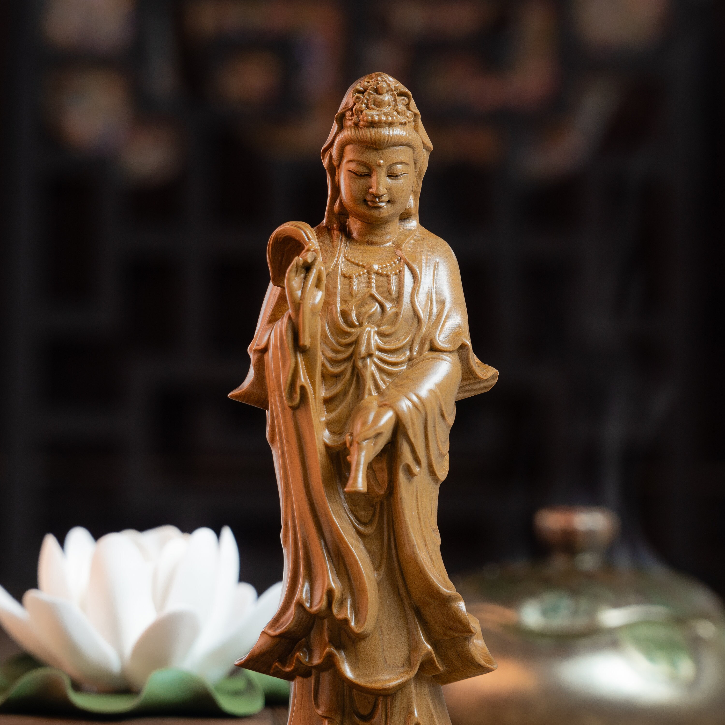 如意 銅器 稀少品 茶道具 重厚 極細工 工芸品 美術品 置物