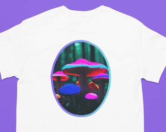 Neon Mushroom Forest Tshirt