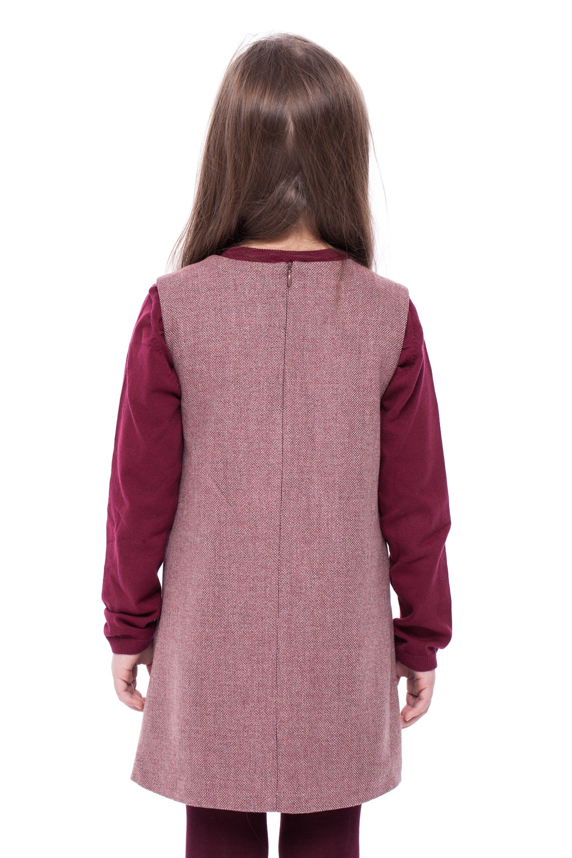pink sleeveless jumper