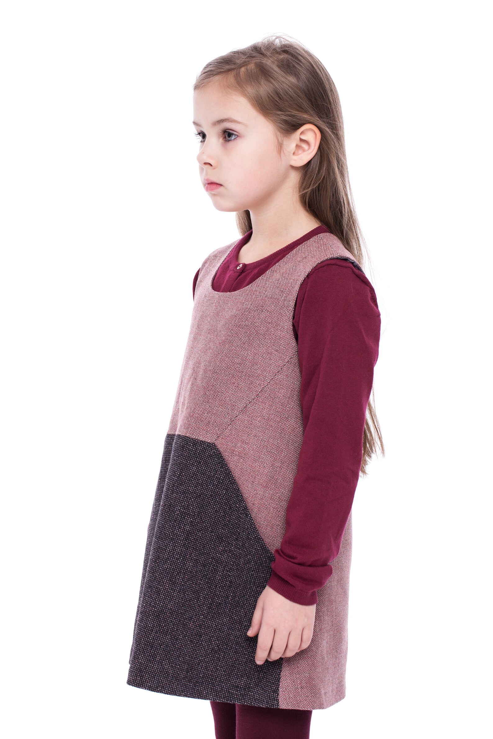 pink sleeveless jumper