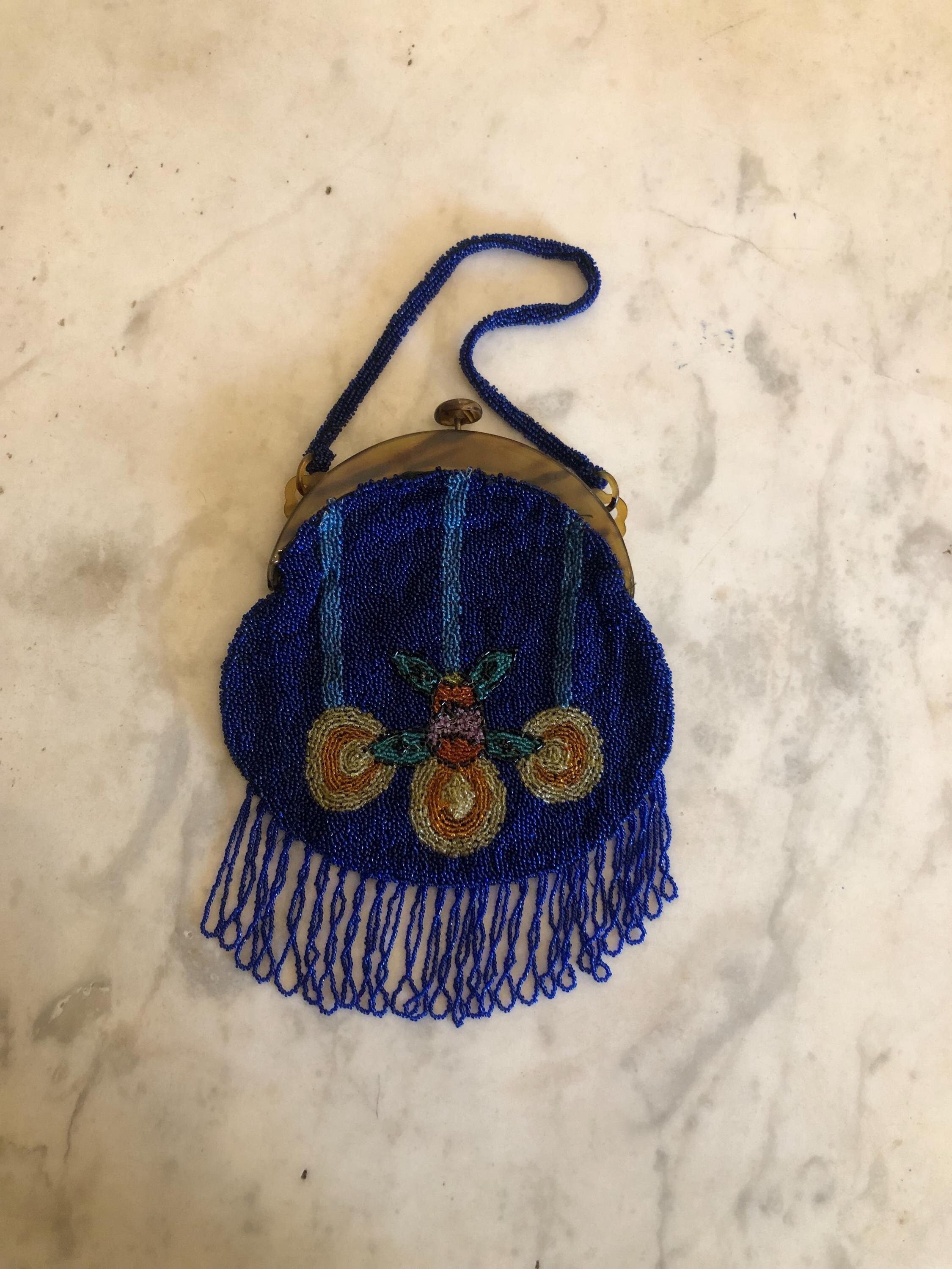 Vintage 1920s Beaded Bag