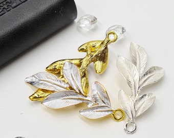 Four Leaves Gold and Silver Four Leafs DIY Craft Accessories