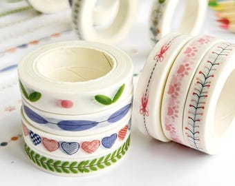 Mini decoratieve washitape - knutselen, scrapbooking