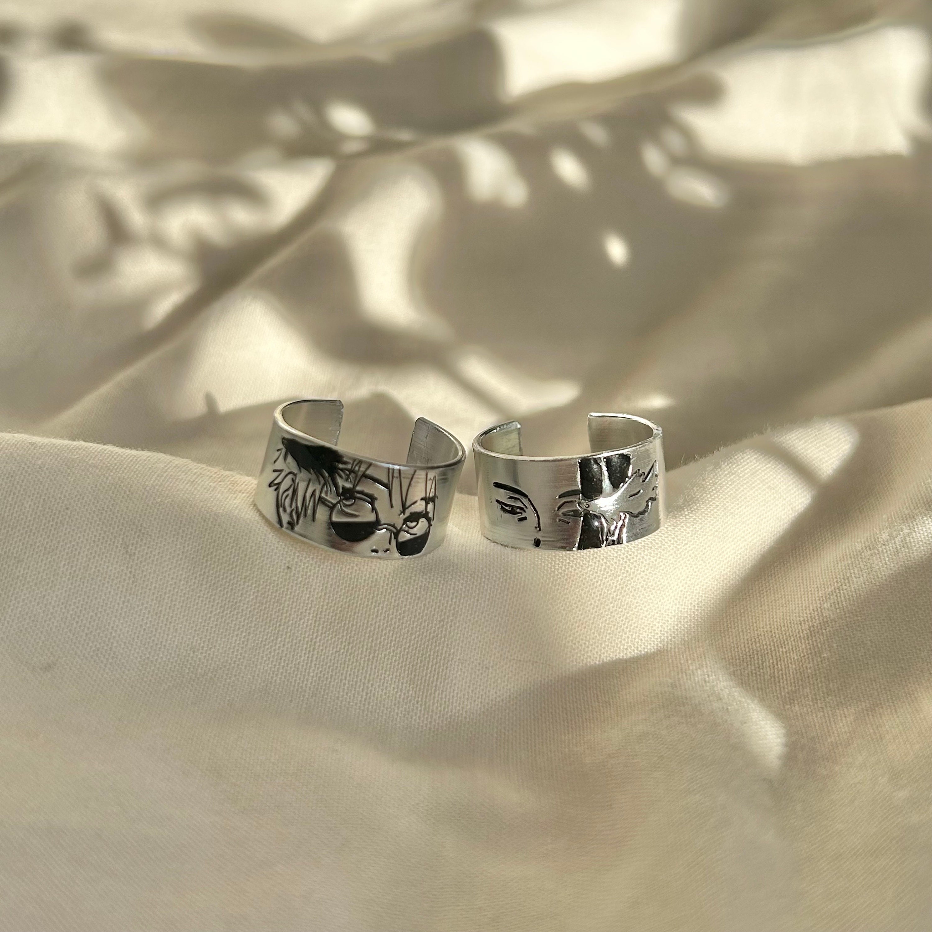 Gojo Satoru/geto Suguru Adjustable Rings - Etsy