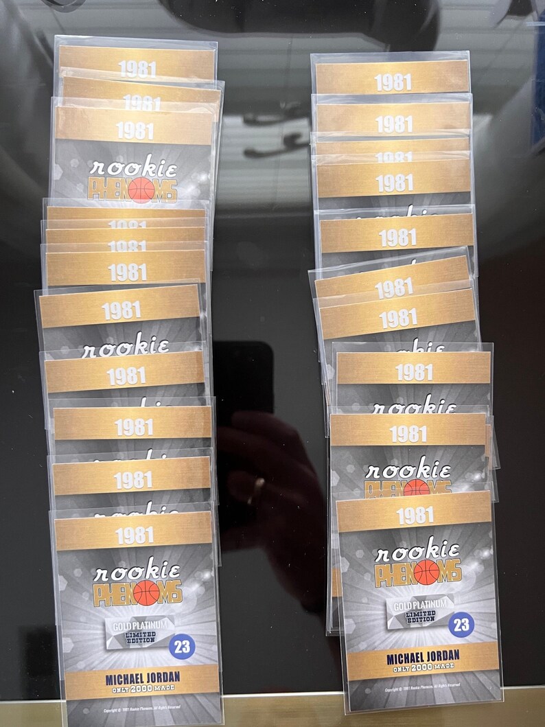 michael jordan college card