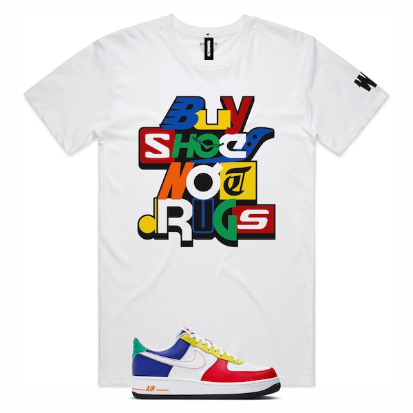 Shirt to Match Air Force 1 Low '07 LV8 Rubik's Cube - AF1 Sneaker Matching Tee
