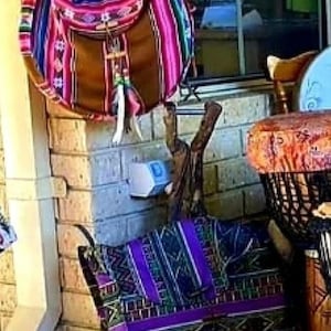 Bolsas para transporte de tambores xamânicos/medicinais de 18"... FEITAS SOB ENCOMENDA.