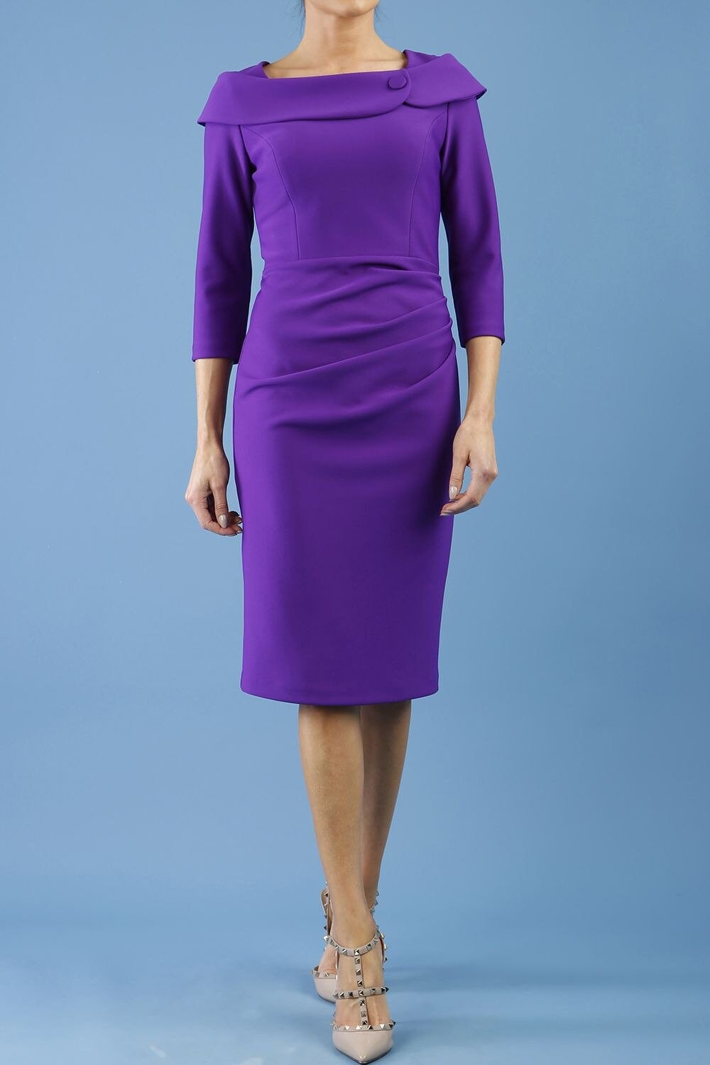 Mother of the Bride / Groom, Uk 16 Purple Wedding Guest Dress NEXT DAY DELIVERY Etsy