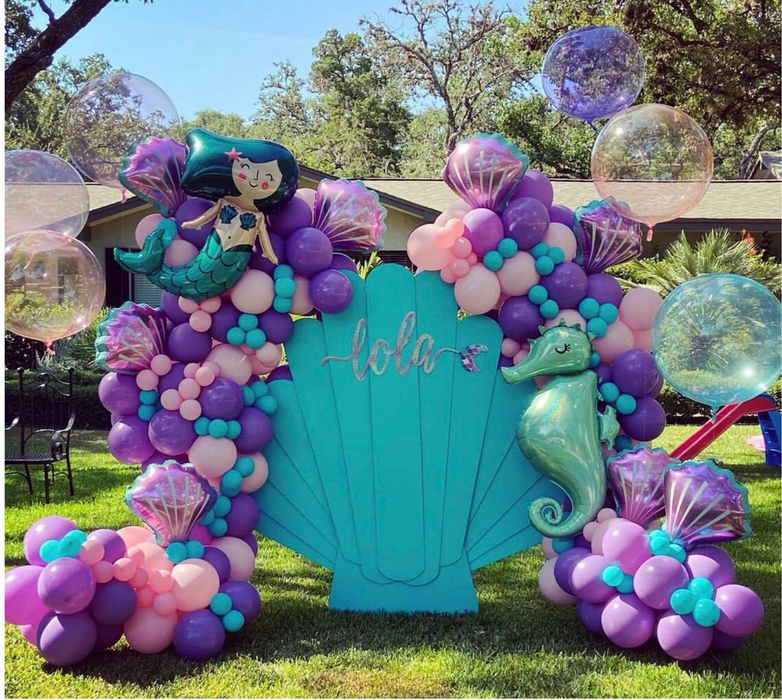Mermaid balloons Mermaid tail balloonsMermaid party Etsy