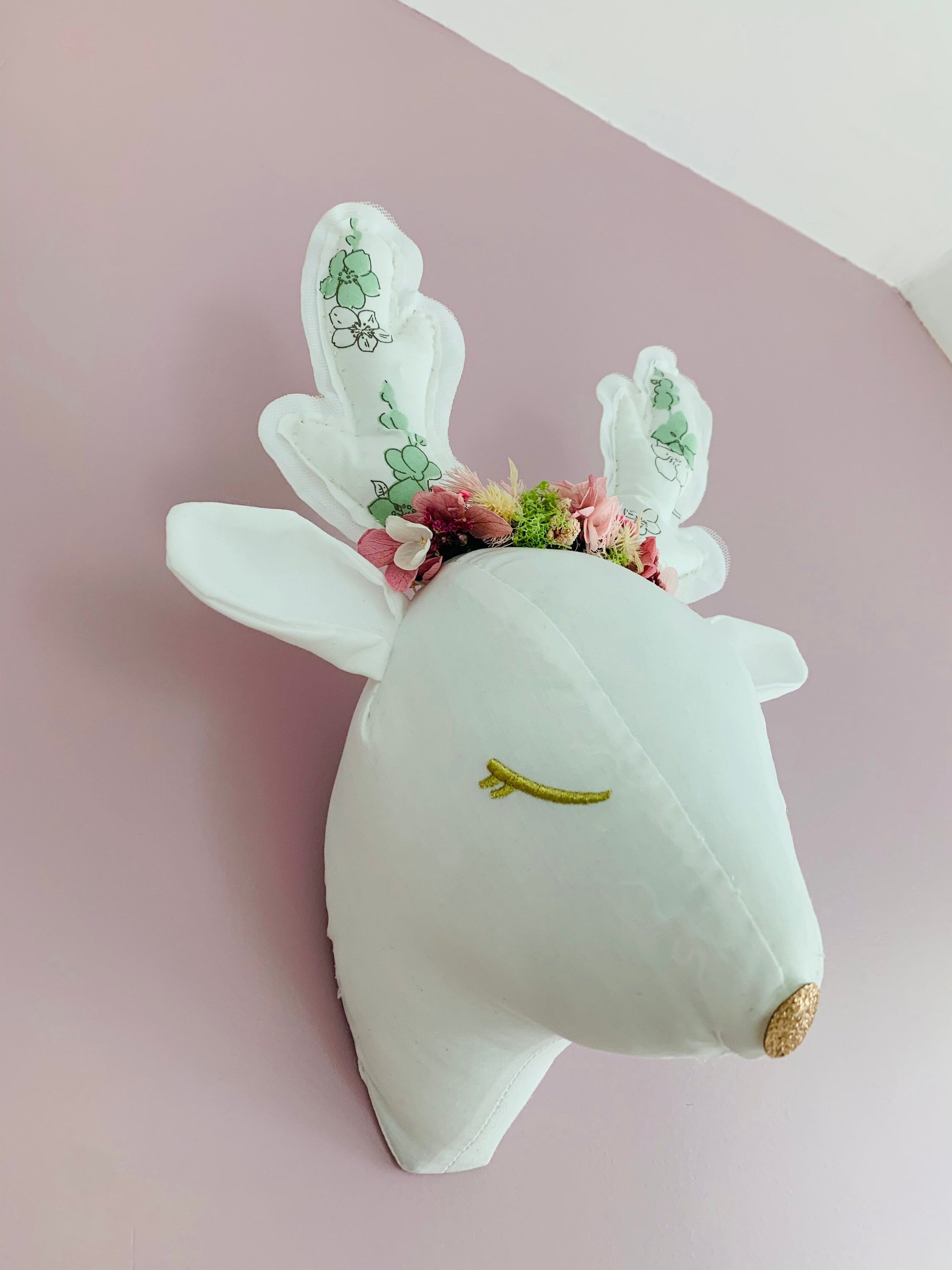 Decoration Biche Murale Liberty