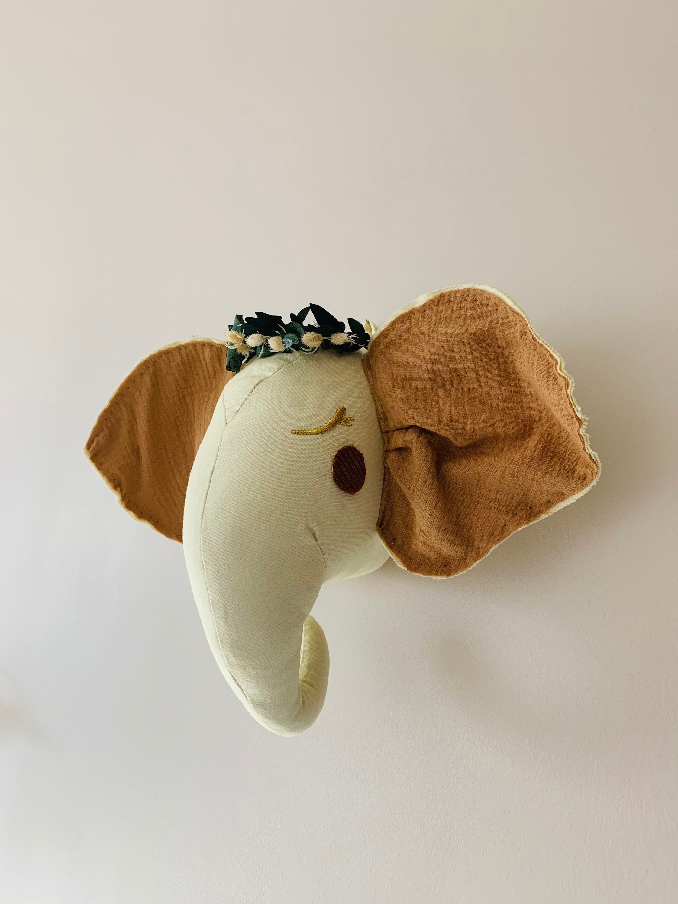 Trophée Mural Éléphant