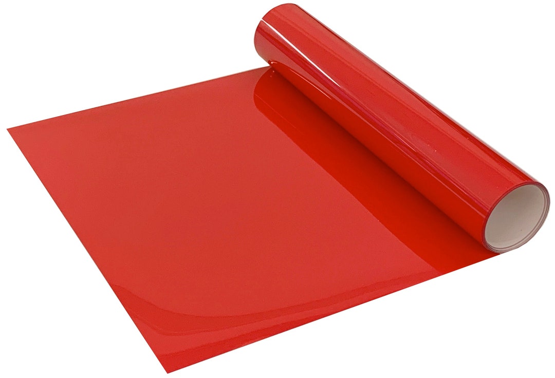 HTV Heat Transfer Vinyl Roll FLAME RED 1m X 500mm for Etsy